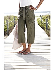 Self Belted Crop Combats