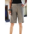 Button Up Linen Shorts