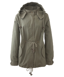 Parka Jacket with Detachable Hood