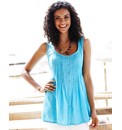Sleeveless Dobby Blouse