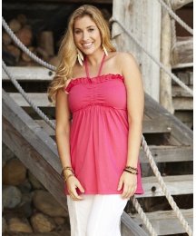Frill Jersey Boob Tube Top