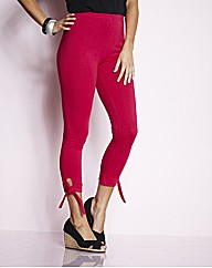 Cropped Tie Leggings