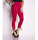 Cropped Tie Leggings