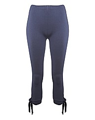 Cropped Tie Leggings