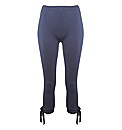 Cropped Tie Leggings