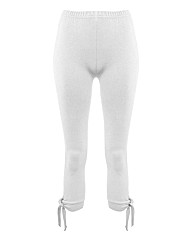 Cropped Tie Leggings