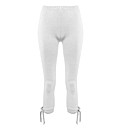 Cropped Tie Leggings