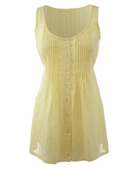 Petite Sleeveless Dobby Blouse