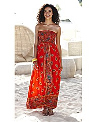 Boho Print Maxi Dress