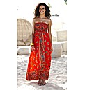 Boho Print Maxi Dress