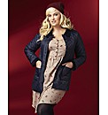 Cord Trim Quilted Jacket
