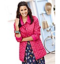 Cord Trim Quilted Jacket