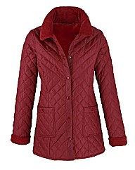 Cord Trim Quilted Jacket