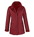 Cord Trim Quilted Jacket