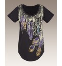 Feather Print T-Shirt