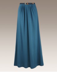 Jersey Maxi Skirt And Belt