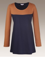 Colour Block Jersey Top