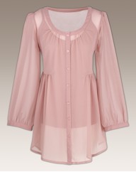 Scoop Neck Blouse and Camisole