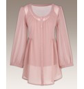 Scoop Neck Blouse and Camisole