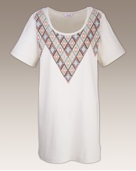 Diamond Printed T Shirt