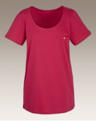Turn Back Cuff Pocket Detail Top