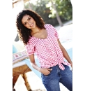 Knot Front Blouse