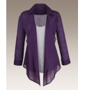 Mock 2 in 1 Plain Shirt And Vest