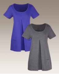 Pack of 2 Pleat Front Tops