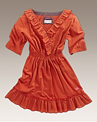 Spirit & Sands Frill Neck Jersey Top