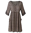 Petite Woven Skater Tunic Dress