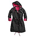 Neon Trim Parka Style Jacket