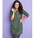 Neon Trim Parka Style Jacket