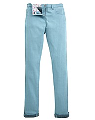 Skinny Coloured Turn Up Jeans