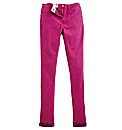 Skinny Coloured Turn Up Jeans