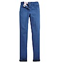 Skinny Coloured Turn Up Jeans