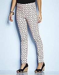 Tall Nude Heart Print Jeggings