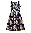 Rose Print Tea Dress