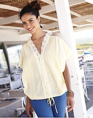 Lace Trim Blouse