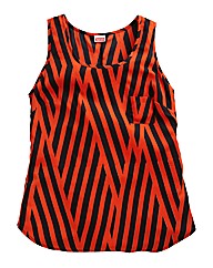 Striped Woven Vest