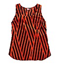 Striped Woven Vest