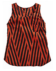 Striped Woven Vest