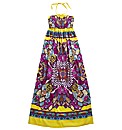 Scarf Print Maxi Dress