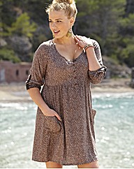 Animal Print Skater Tunic Dress