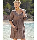 Animal Print Skater Tunic Dress