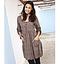Animal Print Skater Tunic Dress