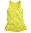 Plain Frill Jersey Top