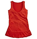Plain Frill Jersey Top