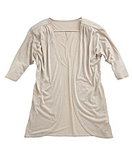 Slub Jersey Longline Cardigan