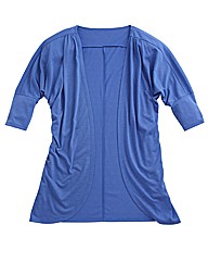 Slub Jersey Longline Cardigan