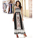 Aztec Print Maxi Dress